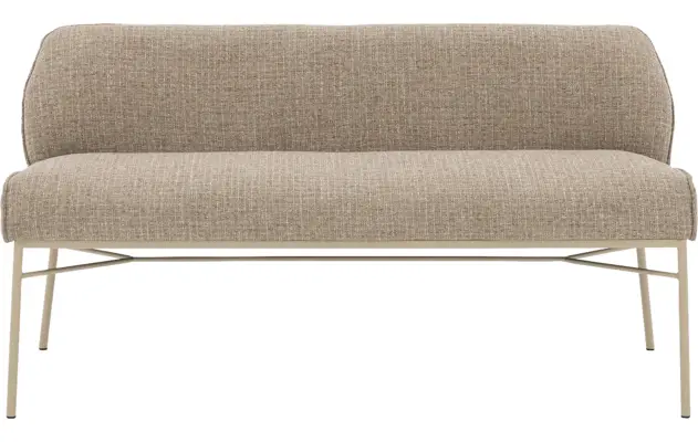 Goossens eetbank rory beige stof - 8253046-goossens-rory-eetkamerstoel-stof-beige-03