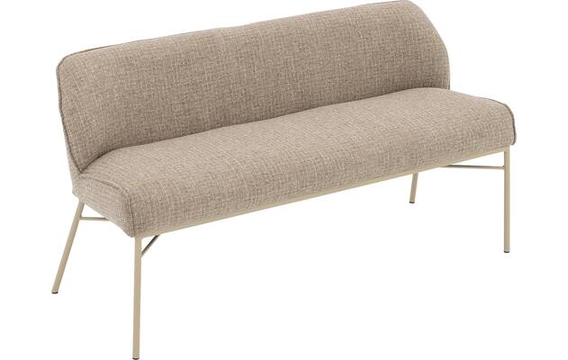 Goossens eetbank rory beige stof - 8253046-goossens-rory-eetkamerstoel-stof-beige-05