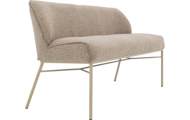 Goossens eetbank rory beige stof - 8253046-goossens-rory-eetkamerstoel-stof-beige-06