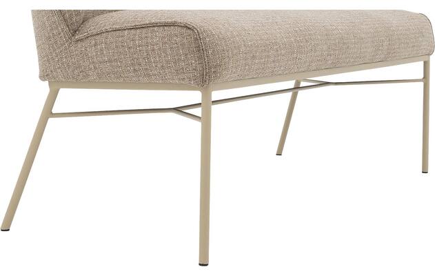 Goossens eetbank rory beige stof - 8253046-goossens-rory-eetkamerstoel-stof-beige-07