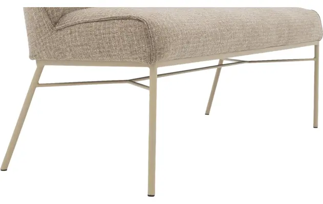 Goossens eetbank rory beige stof - 8253046-goossens-rory-eetkamerstoel-stof-beige-07