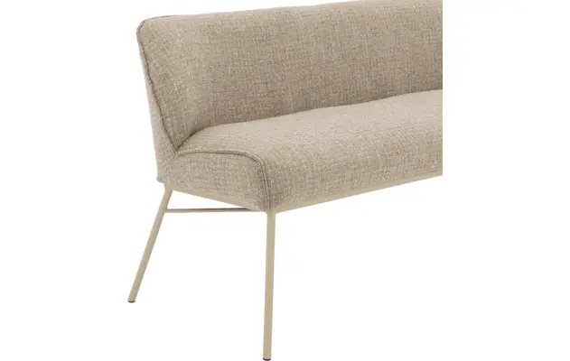 Goossens eetbank rory beige stof - 8253046-goossens-rory-eetkamerstoel-stof-beige-08