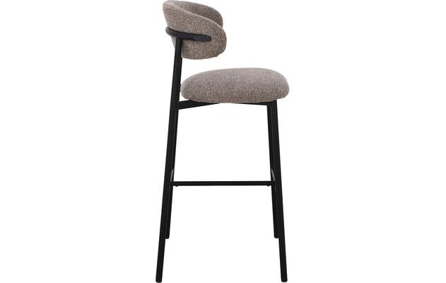 Goossens basic barkruk siem bruin stof - 8260006-goossens-basic-siem-barstoel-stof-05
