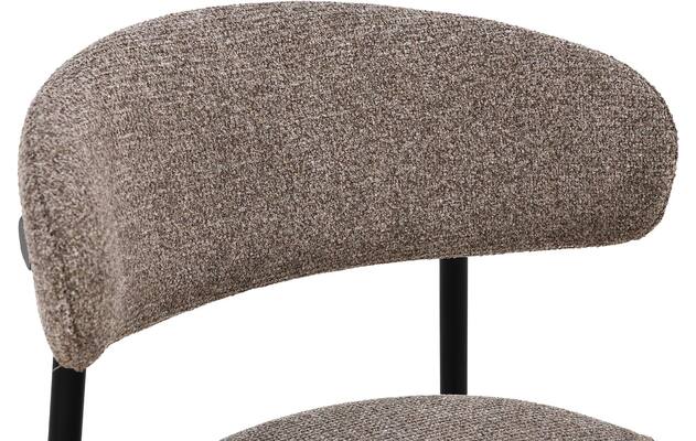 Goossens basic barkruk siem bruin stof - 8260006-goossens-basic-siem-barstoel-stof-06