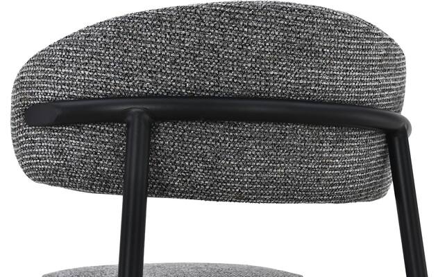 Goossens basic barkruk siem grijs stof - 8260007-goossens-basic-siem-barstoel-stof-06