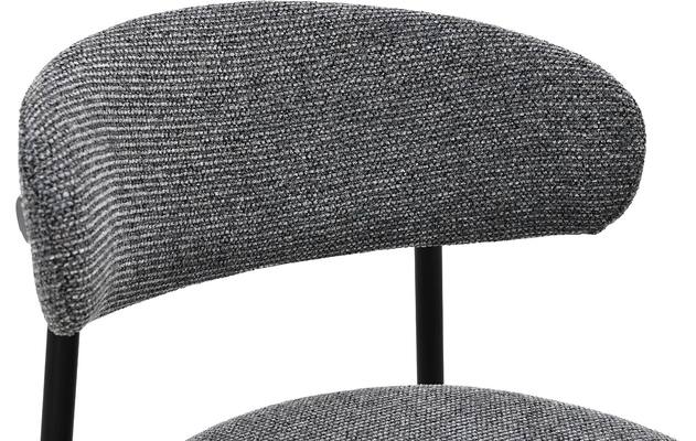 Goossens basic barkruk siem grijs stof - 8260007-goossens-basic-siem-barstoel-stof-07