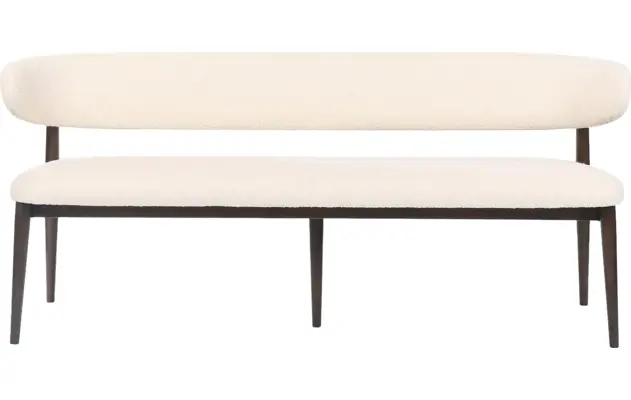 Goossens eetbank diede beige stof - 8260076-goossens-diede-eetkamerstoel-stof-beige-17