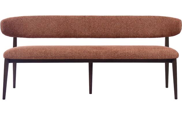 Goossens eetbank diede rood stof - 8260077-goossens-diede-eetkamerstoel-stof-bruin-17