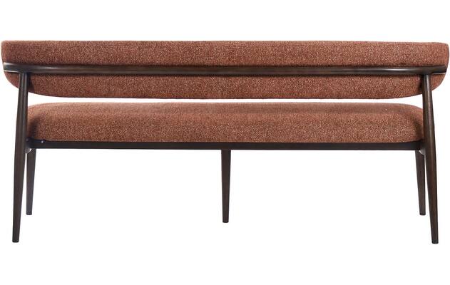 Goossens eetbank diede rood stof - 8260077-goossens-diede-eetkamerstoel-stof-bruin-18