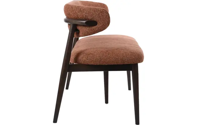 Goossens eetbank diede rood stof - 8260077-goossens-diede-eetkamerstoel-stof-bruin-19