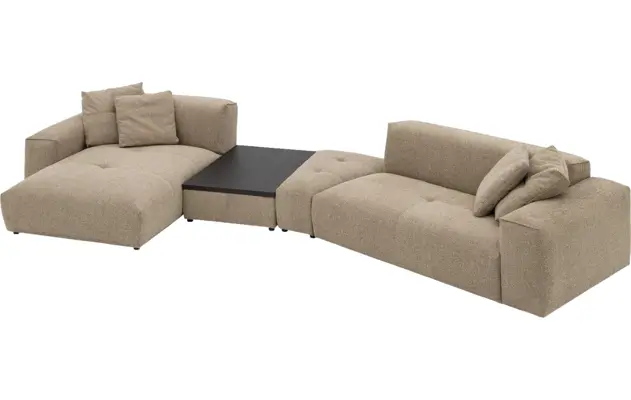 Goossens loungebank lago bruin stof - 8260088-goossens-lago-bank-stof-bruin-06