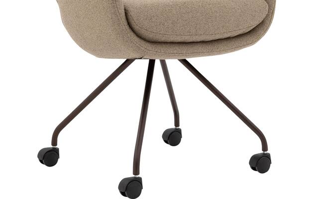 Goossens excellent eetkamerstoel mabach bruin stof - 8260113-goossens-excellent-mabach-eetkamerstoel-stof-beige-07