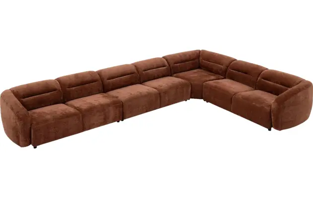 Goossens hoeksalon zitra bruin stof - 8260137-gespiegeld-05