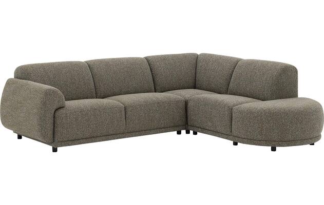 Goossens hoeksalon benk groen stof - 8260152-goossens-benk-bank-stof-groen-02