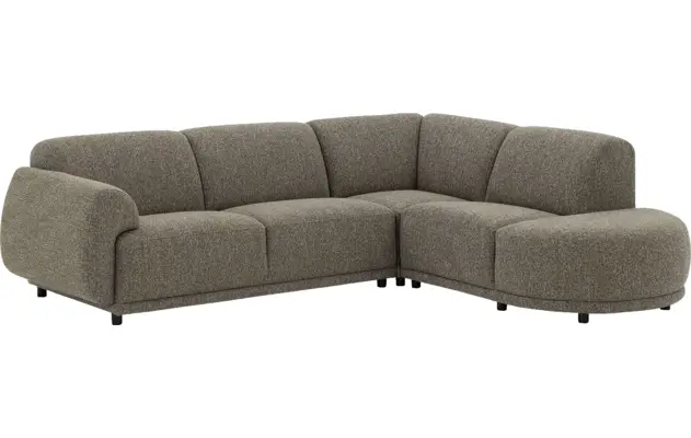 Goossens hoeksalon benk groen stof - 8260152-goossens-benk-bank-stof-groen-02