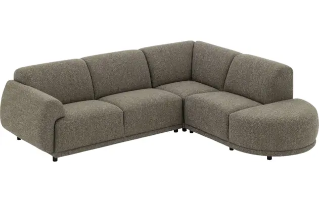 Goossens hoeksalon benk groen stof - 8260152-goossens-benk-bank-stof-groen-04