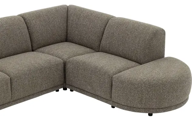 Goossens hoeksalon benk groen stof - 8260152-goossens-benk-bank-stof-groen-05