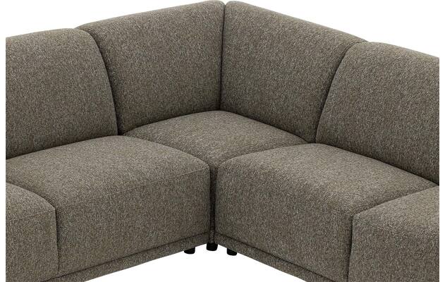 Goossens hoeksalon benk groen stof - 8260152-goossens-benk-bank-stof-groen-07
