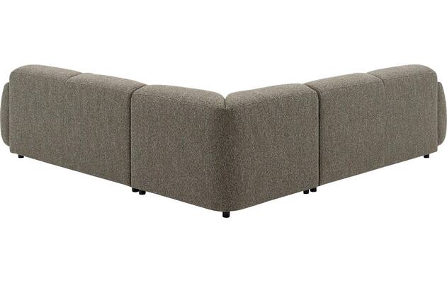 Goossens hoeksalon benk groen stof - 8260155-goossens-benk-bank-stof-groen-03