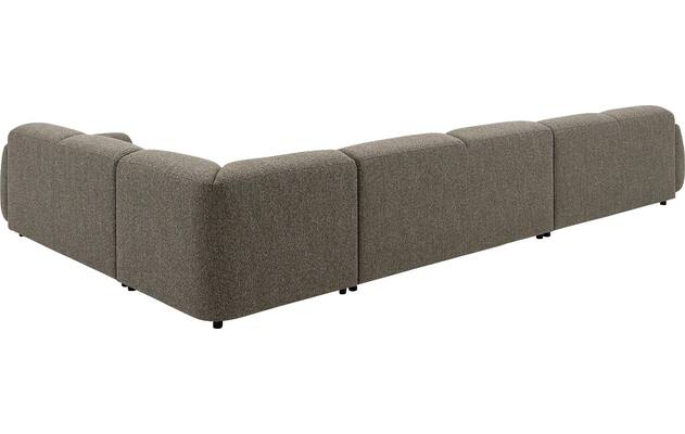 Goossens hoeksalon benk groen stof - 8260157-goossens-benk-bank-stof-groen-03