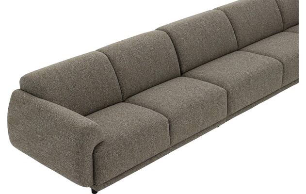 Goossens hoeksalon benk groen stof - 8260157-goossens-benk-bank-stof-groen-07