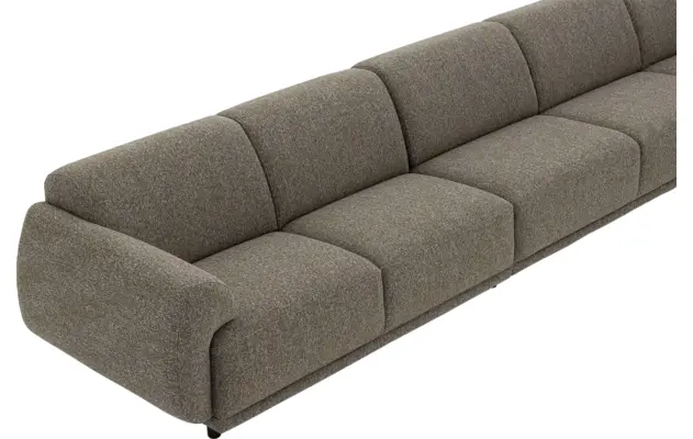 Goossens hoeksalon benk groen stof - 8260157-goossens-benk-bank-stof-groen-07