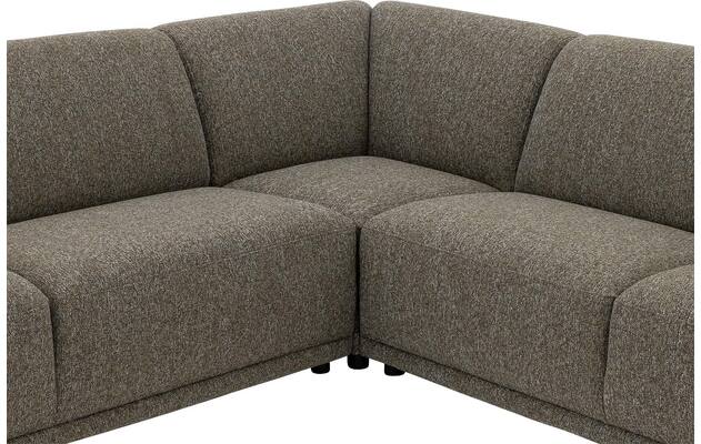 Goossens hoeksalon benk groen stof - 8260157-goossens-benk-bank-stof-groen-08