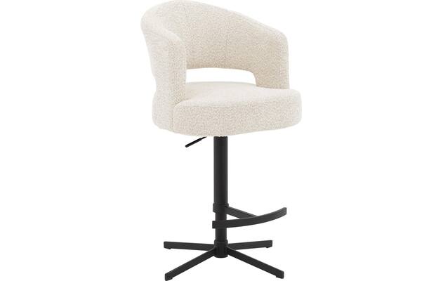 Goossens excellent barkruk roma wit stof - 8260223-goossens-excellent-roma-barstoel-stof-01