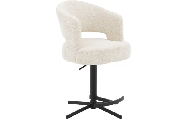 Goossens excellent barkruk roma wit stof - 8260223-goossens-excellent-roma-barstoel-stof-05