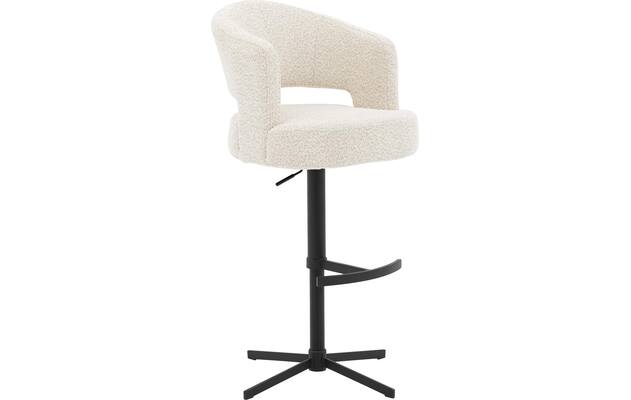 Goossens excellent barkruk roma wit stof - 8260223-goossens-excellent-roma-barstoel-stof-06