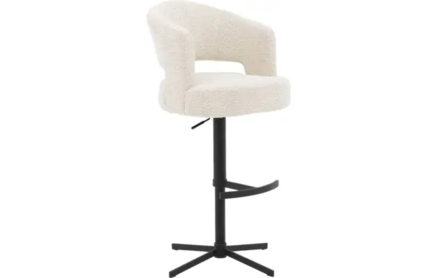 Goossens excellent barkruk roma wit stof - 8260223-goossens-excellent-roma-barstoel-stof-06