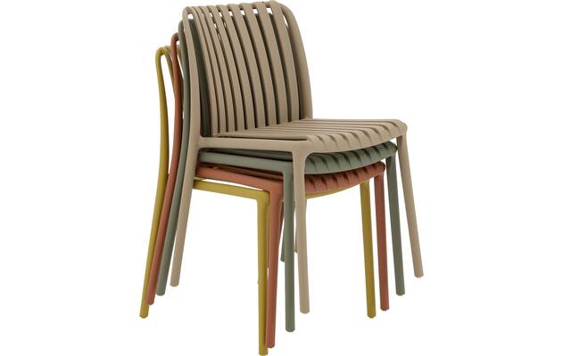 Goossens tuinstoel lygeke bruin kunststof - 8260235-goossens-lygeke-tuinstoelen-kunststof-08
