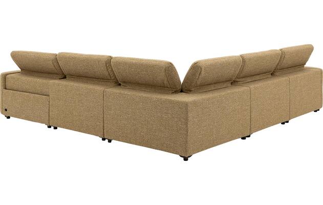 Goossens hoeksalon comoda geel stof - 8260252-gespiegeld-14