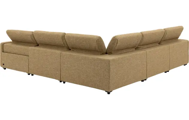 Goossens hoeksalon comoda geel stof - 8260252-gespiegeld-14
