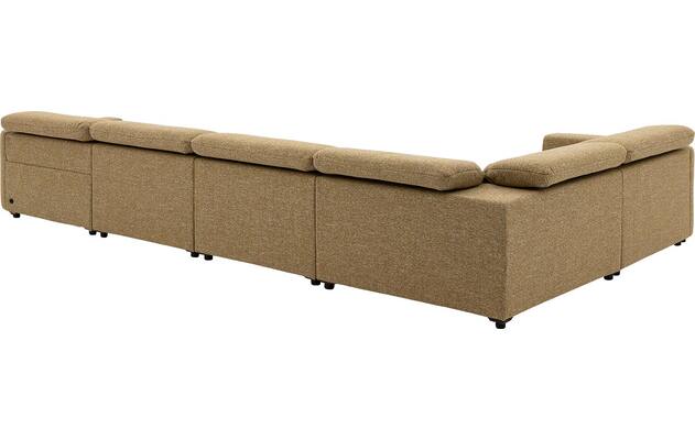 Goossens hoeksalon comoda geel stof - 8260255-gespiegeld-12