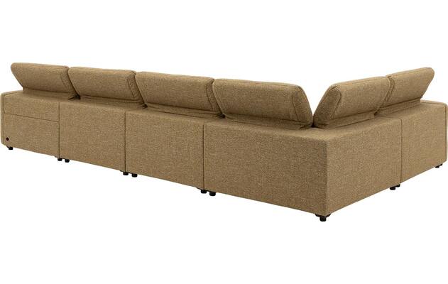 Goossens hoeksalon comoda geel stof - 8260255-gespiegeld-13
