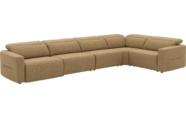 Goossens hoeksalon comoda geel stof - 8260255-goossens-comoda-bank-stof-geel-04
