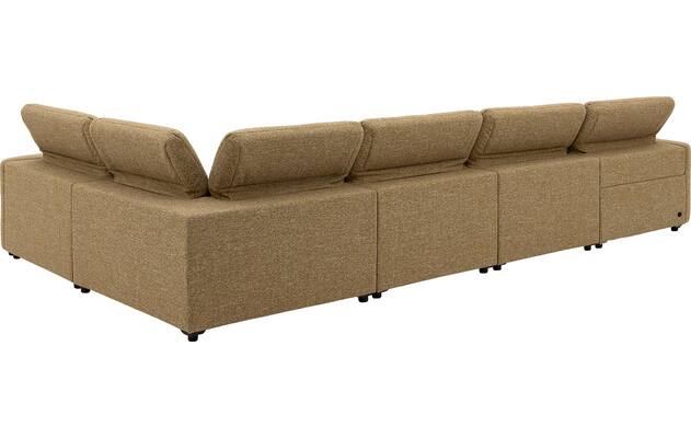 Goossens hoeksalon comoda geel stof - 8260255-goossens-comoda-bank-stof-geel-12