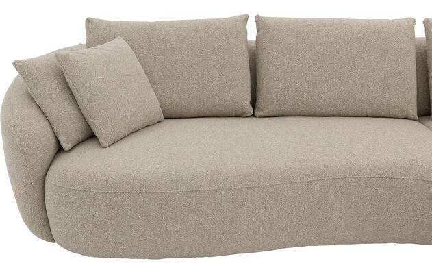 Goossens loungebank ava beige stof - 8260295-gespiegeld-13