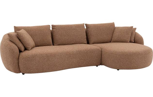 Goossens loungebank ava bruin stof - 8260296-gespiegeld-16