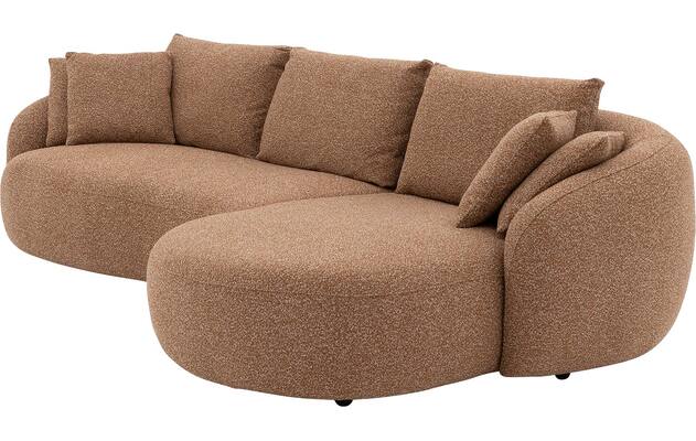 Goossens loungebank ava bruin stof - 8260296-gespiegeld-20