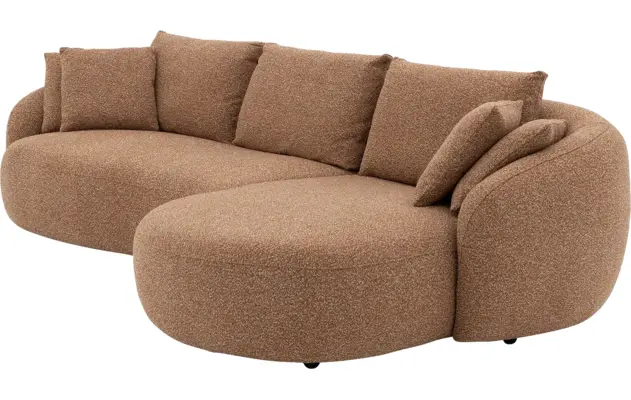 Goossens loungebank ava bruin stof - 8260296-gespiegeld-20