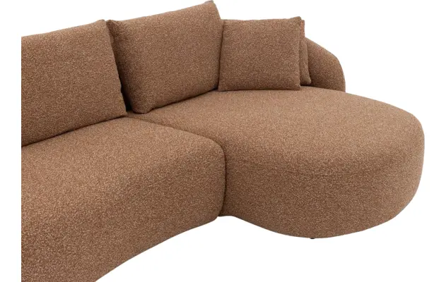 Goossens loungebank ava bruin stof - 8260296-gespiegeld-23