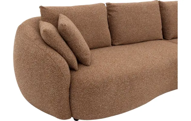Goossens loungebank ava bruin stof - 8260296-gespiegeld-25