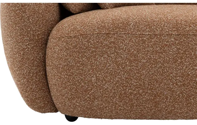 Goossens loungebank ava bruin stof - 8260296-gespiegeld-26