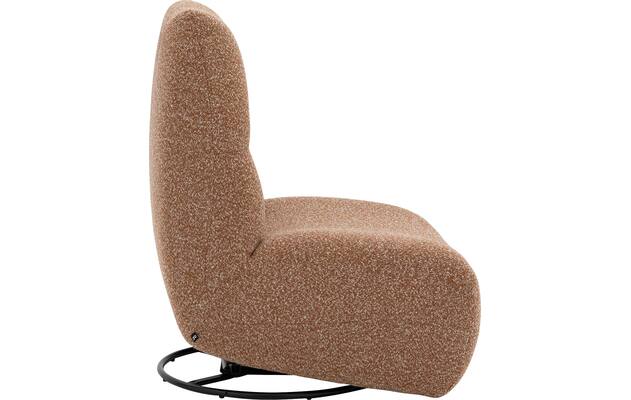 Goossens draaifauteuil ivy bruin stof - 8260344-goossens-ivy-fauteuil-stof-6