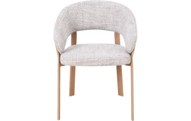 Goossens basic eetkamerstoel linde beige stof - 8260445-goossens-basic-linde-eetkamerstoel-stof-beige-02