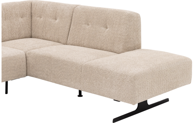 Goossens u bank ares beige stof - 8260600-goossens-ares-bank-stof-beige-08