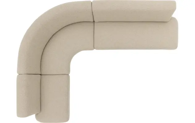 Goossens eetkamer hoeksalon florence beige stof - 8260604-gespiegeld-08