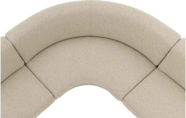 Goossens eetkamer hoeksalon florence beige stof - 8260604-gespiegeld-09
